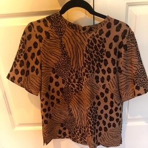Nygard Collection Leopard Shirt